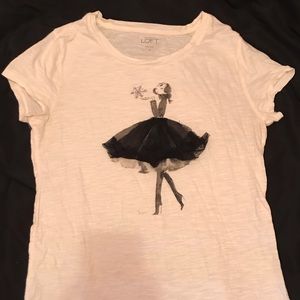 Ann Taylor Loft Graphic Tee